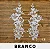 Aplicação Guipir Branca CH-3794 (12,5cm - 30,0cm)(6 pares) - Imagem 1