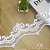 Tule Bordado Branco CH-2624 (11,5cm - 9,14m) - Imagem 1