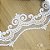 Tule Bordado Branco CH-2624 (11,5cm - 9,14m) - Imagem 2