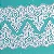 Tule Bordado Branco Duplo CH-2627SB (34,0cm - 9,0m) - Imagem 1