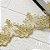 Tule Bordado Ouro Velho CH-1707/B (9,0cm - 9,0m) - Imagem 2