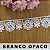 Renda Guipir Soft Branco Opaco CH-2059 (3,5cm - 14,10m) - Imagem 1