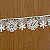 Renda Guipir Soft Branco Opaco CH-2059 (3,5cm - 14,10m) - Imagem 2