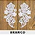 Aplicação Guipir Branca CH-3381 (8,0cm - 14,5cm)(6 pares) - Imagem 1