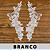 Aplicação Guipir Branca CH-3372 (10,5cm - 26,5cm)(6 pares) - Imagem 1