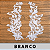 6 Pares da Aplicação Guipir Branca CH-4650 (11,5cm - 26,0cm) - Imagem 1