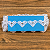 Tule Bordado Branco 3D CH-4551 (3,5cm - 12,80m) - Imagem 2