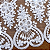 Tule Bordado Branco Duplo CH-4730 (17,0cm - 9,0m) - Imagem 3