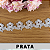 Renda Guipir Prata Lurex CH-3322MT (2,5cm - 13,70m) - Imagem 1