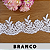 Tule Bordado Branco CH-1975 (8,0cm - 9,14m) - Imagem 1