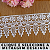 Renda Guipir Branca LA-801322 (8,5cm - 13,70m) - Imagem 1