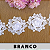 Renda Guipir Branca 3D CH-4688 (7,5cm - 13,70m) - Imagem 1