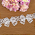 Tule Bordado 3D Branca CH-2429 (4,5cm - 12,80m) - Imagem 3