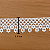 Renda Guipir Branca CH-4841 (5,5cm - 13,70m) - Imagem 2