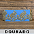 Tule Bordado Dourado CH-1974/B (8,5cm - 9,14m) - Imagem 1