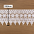 Renda Guipir Branca MH-1692 (10,0cm - 13,70m) - Imagem 3