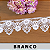 Renda Guipir Branca CH-3525 (6,5cm - 13,70m) - Imagem 1
