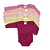 Kit 5 Body para bebê Feminino – Tamanhos: P M G - Imagem 2