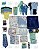 Kit Enxoval Masculino Completo - 36 Peças - Imagem 1