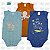 Kit Body Regata Masculino – Bicho Molhado 3 unidades - Imagem 2