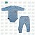 Conjunto Body + Calça com Bordado de Animais - Imagem 3