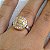 Anel Cravejado Pizza Folheado a Ouro 18k - Imagem 2