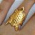 Anel Chapeado Tartatuga Folheado a Ouro 18k - Imagem 2