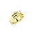 Anel Cravejado Chapeado Folheado a Ouro 18k - Imagem 1
