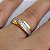 Anel Cravejado Folheado a Ouro 18k - Imagem 2