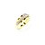 Anel Cravejado Folheado a Ouro 18k - Imagem 1