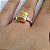 Anel Cravejado Folheado a Ouro 18k - Imagem 2