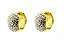 Brinco Argola Strass *Semi Jóia - Imagem 1