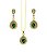 Conjunto Gota Esmeralda *Semi Jóia - Imagem 1