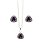 Conjunto Colar & Brinco *Prata925 - Imagem 1
