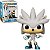Funko Pop Sonic The Hedgehog Silver #633 - Imagem 1