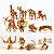 12 Miniaturas Cavaleiros do Zodíaco Saint Seiya Armaduras de Ouro - Imagem 4