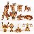 12 Miniaturas Cavaleiros do Zodíaco Saint Seiya Armaduras de Ouro - Imagem 7