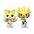 Funko Pop Sonic The Hedgehog Super Tails e Super Silver 2 Pack Exclusivo - Imagem 1