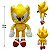 Pelucia Sonic The Hedgehog - Super Sonic 30cm - Imagem 2