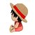 Pelucia One Piece Luffy D. Monkey Anime Boneco 25cm - Imagem 4