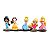 Kit 8 Bonecas Princesas Disney Bela Ariel Jasmine Action Figure - Imagem 3