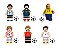 KIT 6 JOGADORES DE FUTEBOL FENOMENO MESSI SELEÇAO COPA DO MUNDO - Imagem 1