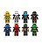 Kit 8 Bonecos Ninjago Com Moto Blocos de Montar - Imagem 2