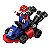 Kit 4 Bonecos Mario Kart Luigi Princesa Donkey Blocos Montar - Imagem 2