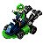 Kit 4 Bonecos Mario Kart Luigi Princesa Donkey Blocos Montar - Imagem 3
