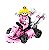 Kit 4 Bonecos Mario Kart Luigi Princesa Donkey Blocos Montar - Imagem 5