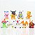 Kit 9 Bonecos Digimon Monstros Desenho Miniaturas - Imagem 2