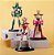 Kit 5 Bonecos Cavaleiros do Zodiaco Armadura Bronze Action Figure 19cm - Imagem 3