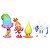 Kit 12 Bonecos Trolls Poppy Tronco Miniaturas - Imagem 3