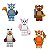 Kit 5 Bonecos Tom e Jerry Blocos de Montar - Imagem 1